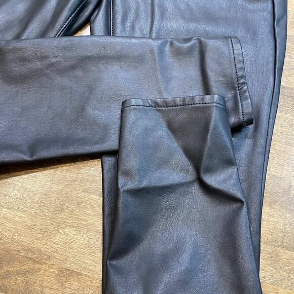 💛American Eagle Vegan Leather High-Waisted Skinny Pants Soft Lined & Stretchy - Picture 7 of 7